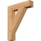 Ekena Millwork Traditional Block Smooth Bracket, Western Red Cedar, 3 1/2"W x 18"D x 22"H BKT04X18X22TRA05SWR - alternate 1